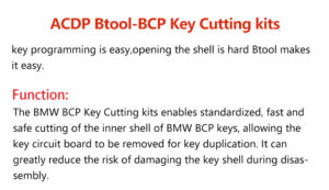 btool bcp key cutting kits