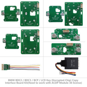 Home bmw bdc2/bdc3/bcp/lcd key(encrypted chip) copy interface board kit
